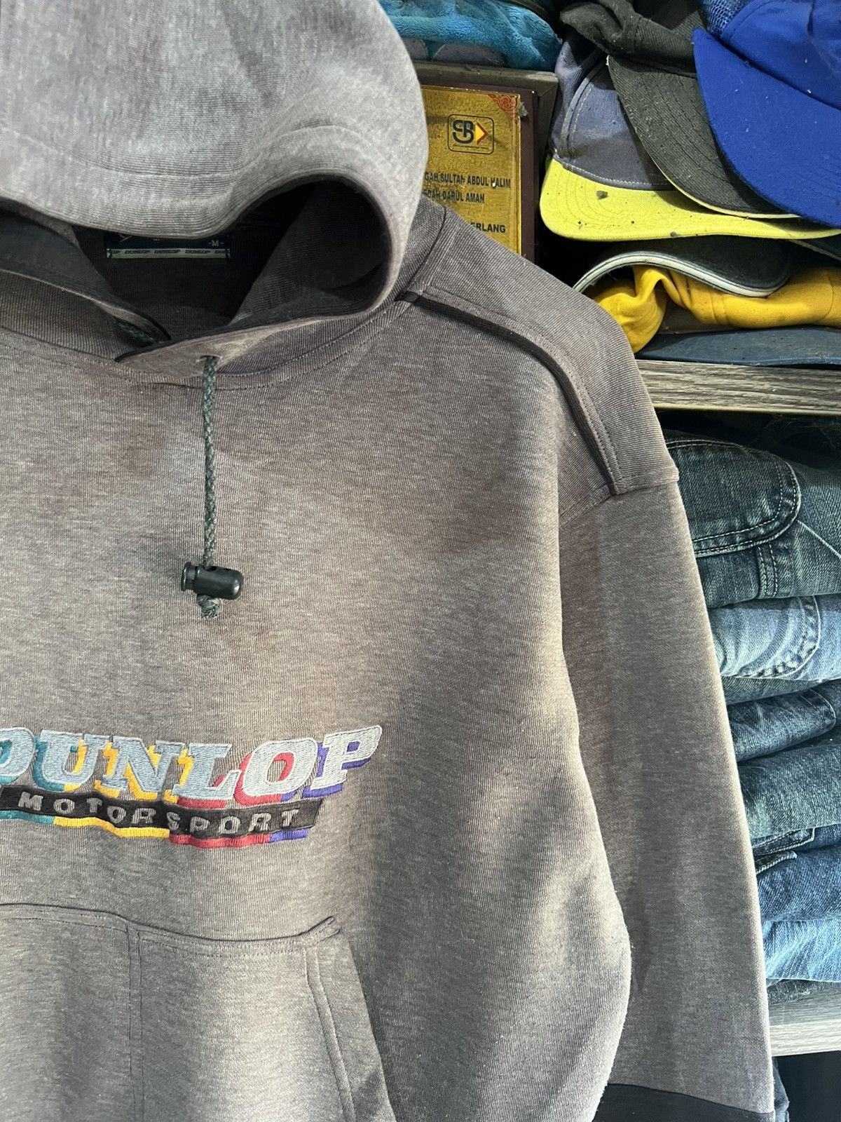 Dunlop 🔥Vintage Dunlop Motorsport Pullover Hoodie Size US M / EU 48-50 / 2 - 5 Thumbnail