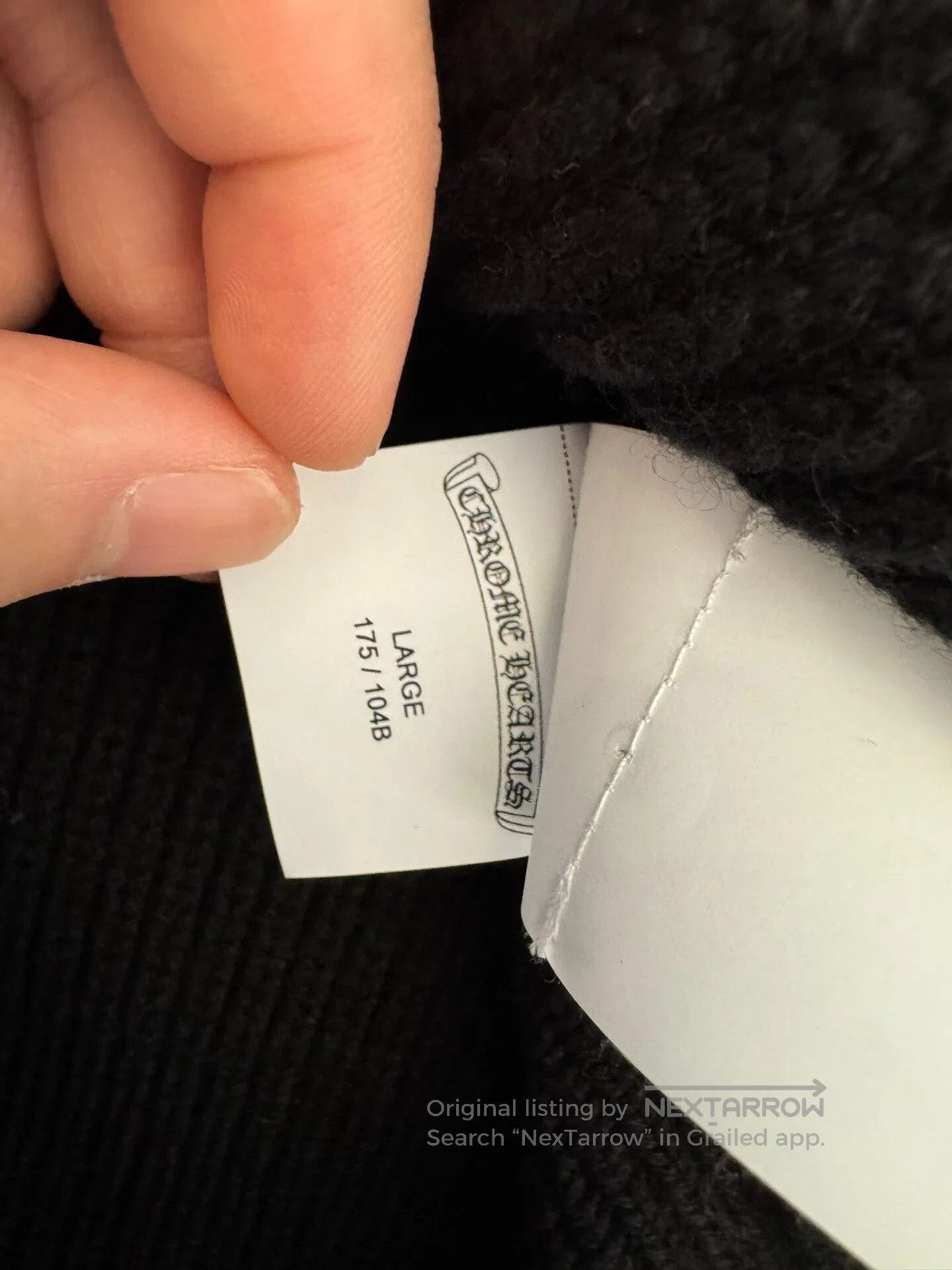 Chrome Hearts Chrome Hearts Black Cashmere Half. Size US L / EU 52-54 / 3 - 5 Thumbnail