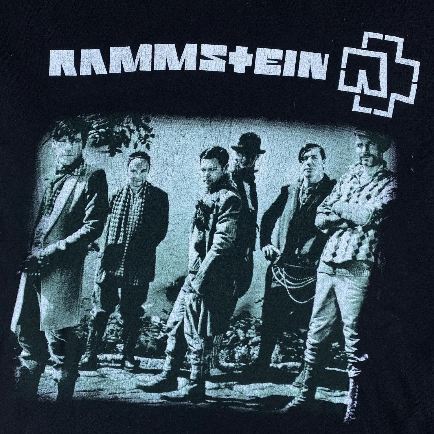 Band Tees Mens Vintage 90s Rammstein T Shirt Size L Size US L / EU 52-54 / 3 - 5 Thumbnail