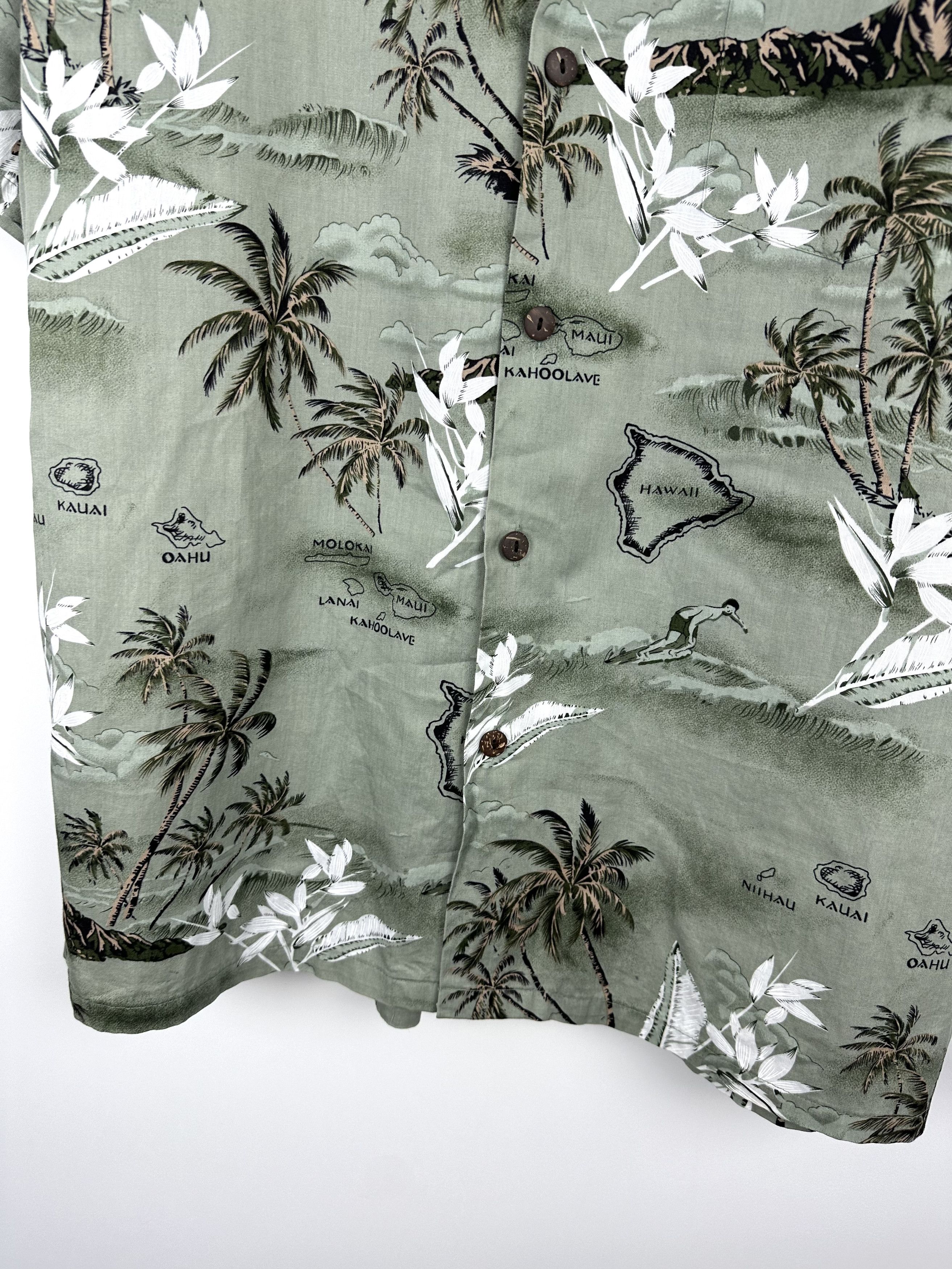 Vintage Hawaiian retro beach vacation cotton shirt Size US XXL / EU 58 / 5 - 3 Thumbnail