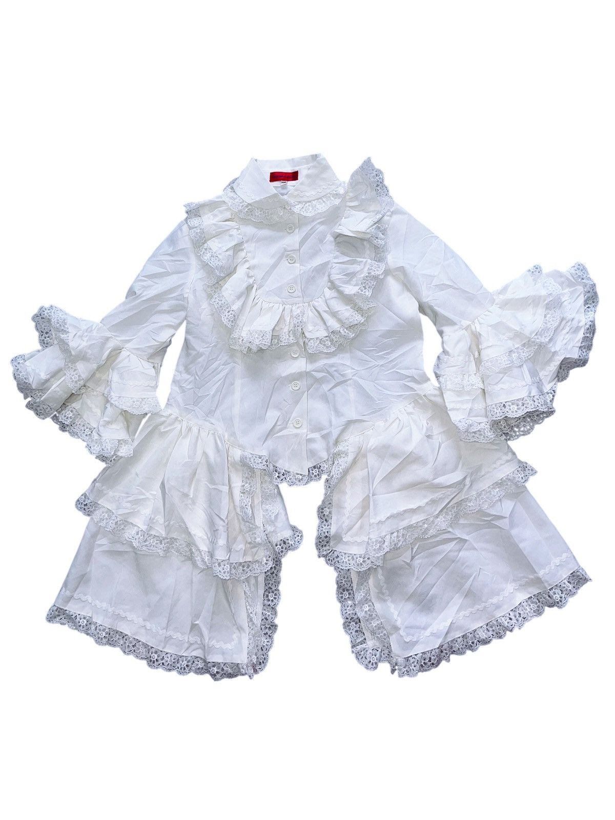 Japanese Brand Gothic Lolita Japanese lace blouse 🧛🏻‍♀️ Size M / US 6-8 / IT 42-44 - 11 Thumbnail