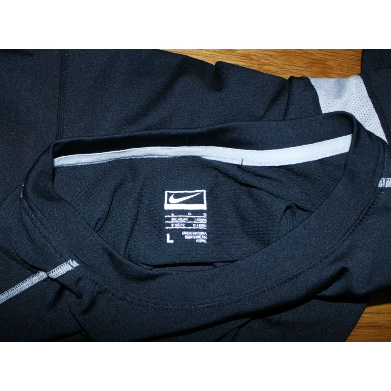 Nike Nike Dri-Fit T-Shirt Mens Black Large Shirt Size US L / EU 52-54 / 3 - 4 Thumbnail
