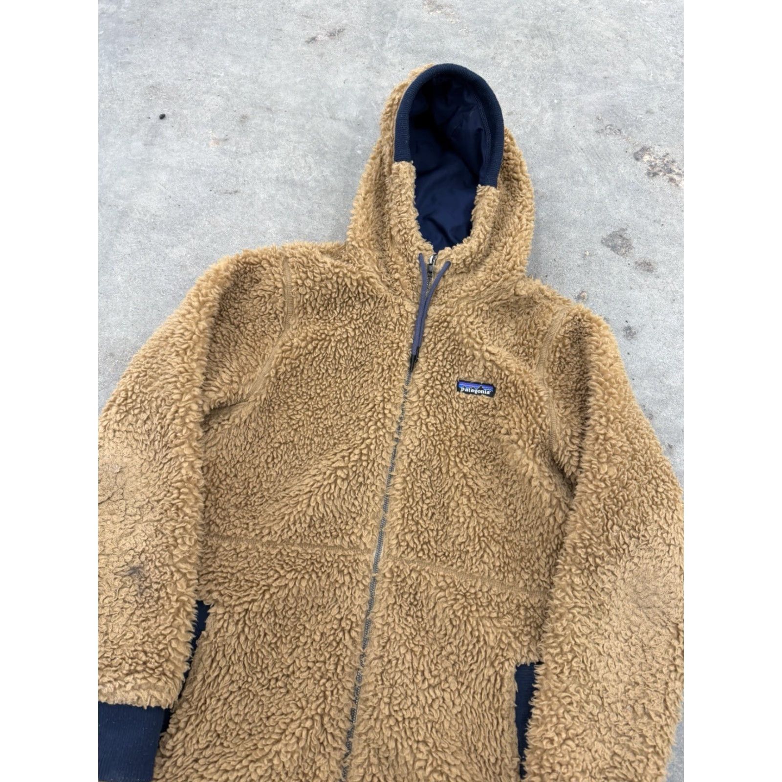 Patagonia Patagonia Dusty Mesa Parka Boa Fleece Jacket Brown Women M Blouson, Used, 25115FA19, Polyester Fishnet? Size M / US 6-8 / IT 42-44 - 7 Thumbnail
