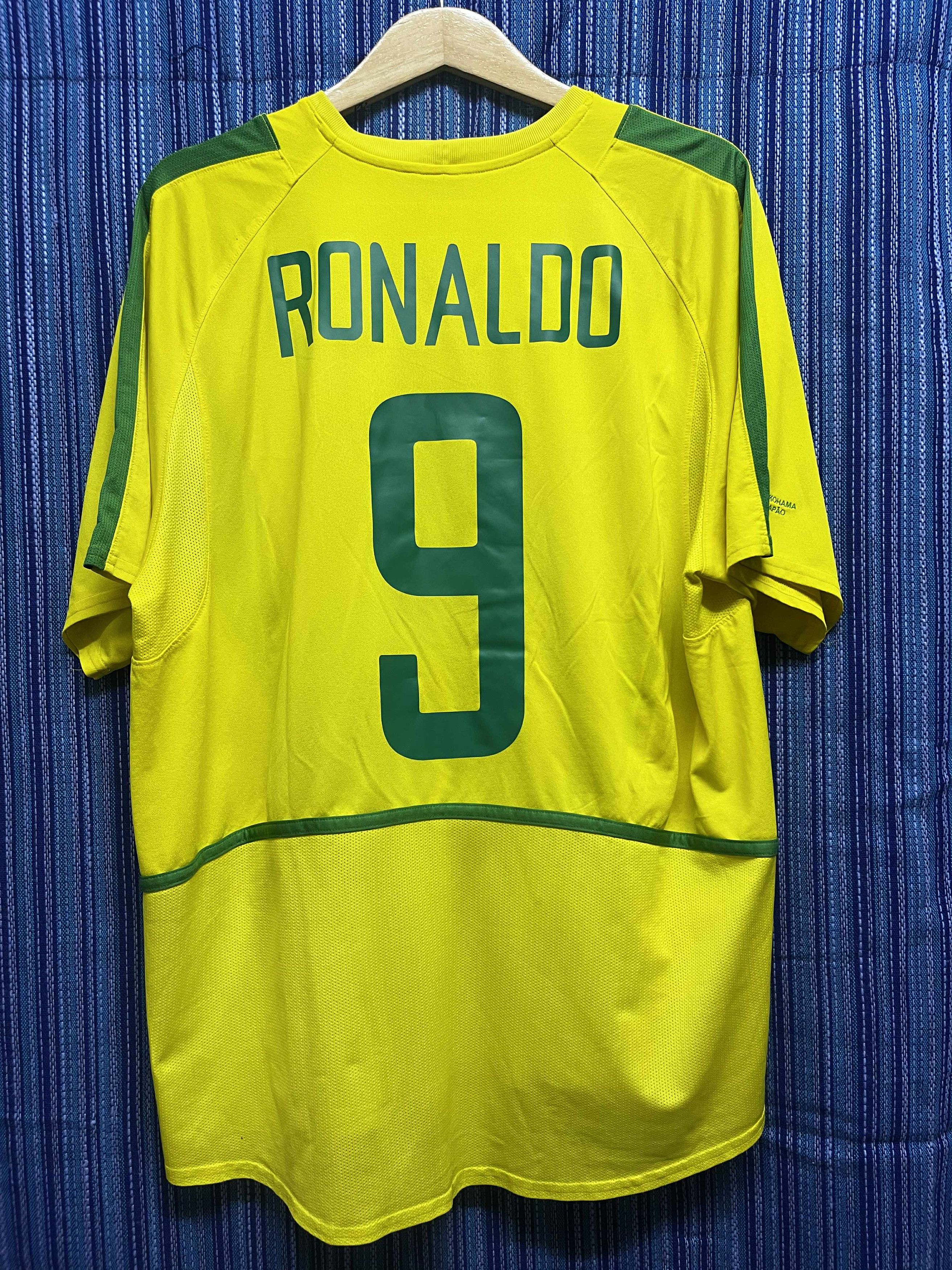 Other Jersey Vintage Brazil 2002 World Cup Home Shirt Original Size US XL / EU 56 / 4 - 2 Thumbnail
