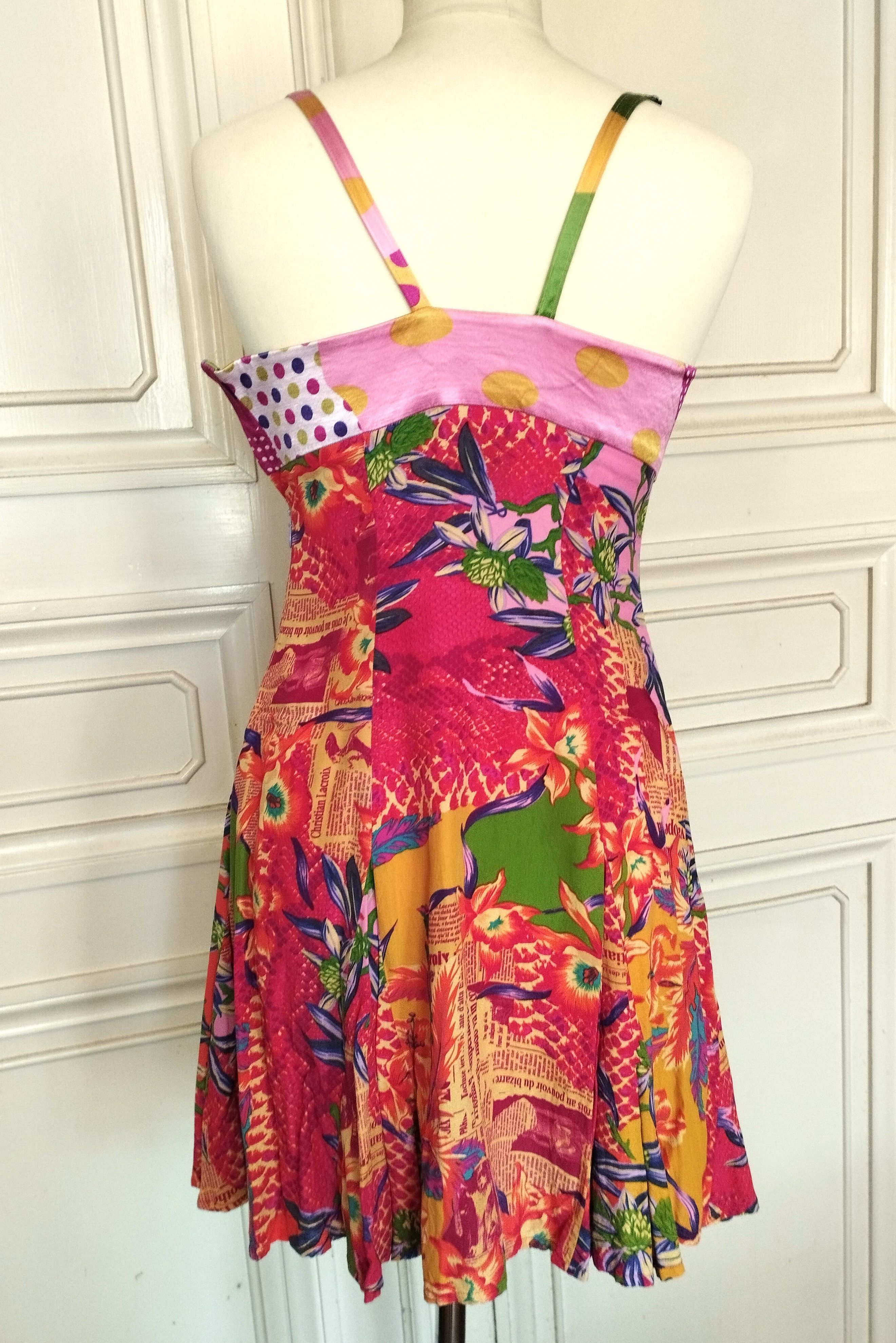 Christian Lacroix Christian Lacroix Robe Coktail Dotties T S Size S / US 4 / IT 40 - 2 Thumbnail