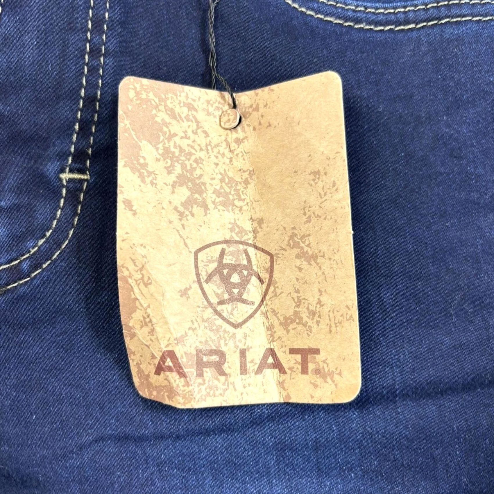Ariat Ariat Jeans 5 Dark Wash M2 Mid Rise Bootcut Embroidered Back Juniors Size 27" / US 4 / IT 40 - 6 Thumbnail