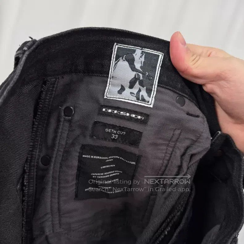 Rick Owens Rick Owens Black washed jeans Size US 33 - 6 Thumbnail