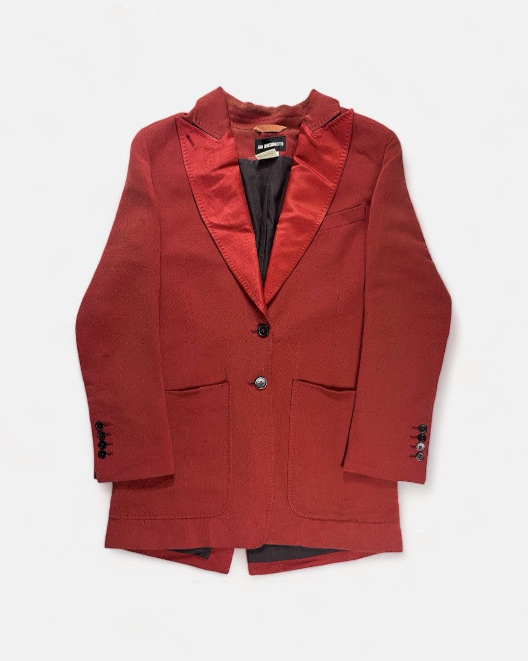 Ann Demeulemeester Ann Demeulemeester - Rusty Orange Prototype Blazer Size S / US 4 / IT 40 - 1 Thumbnail