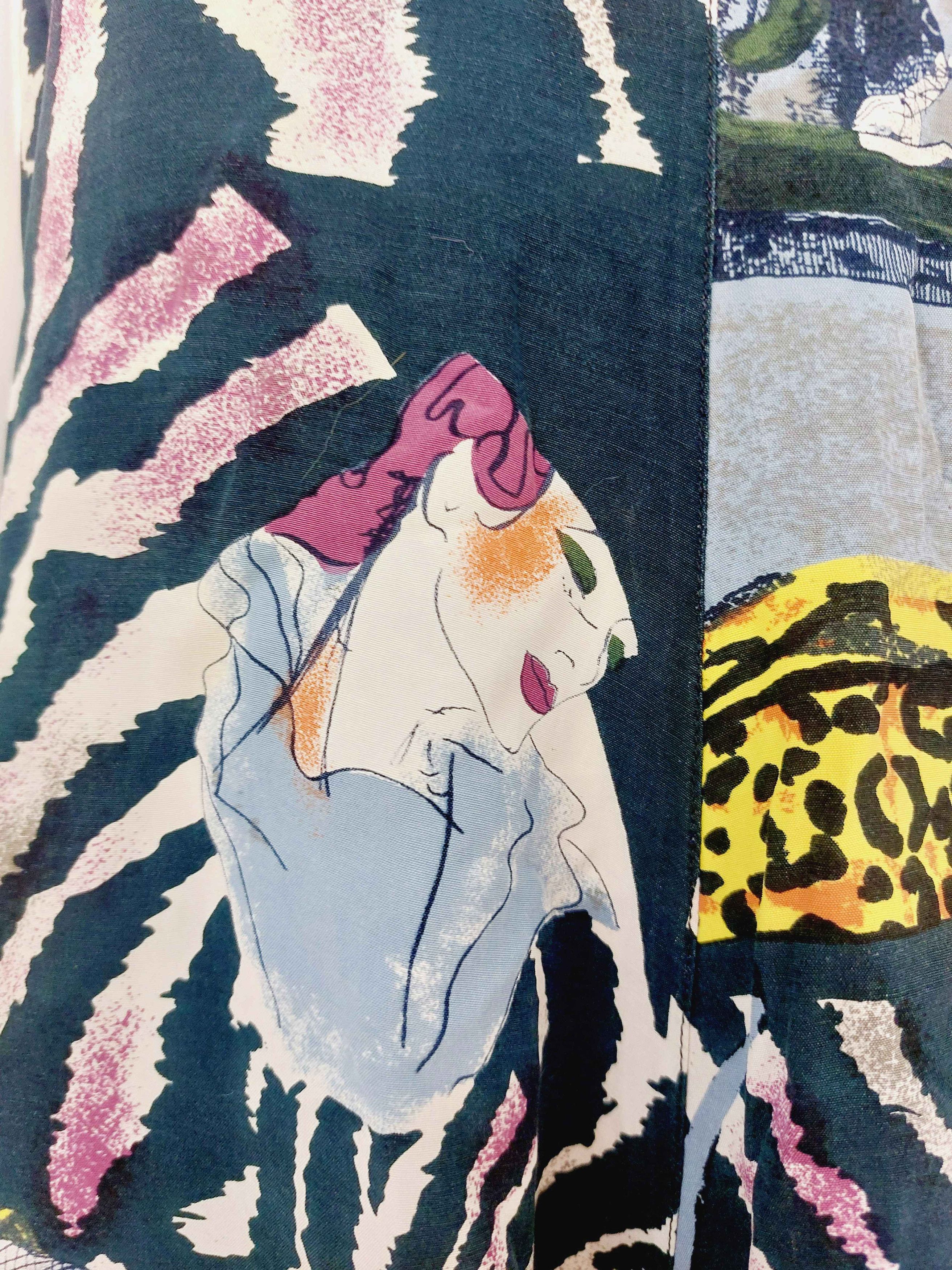 Jean Paul Gaultier Jean Paul Gaultier Cartoon Pop Art Zebra Mini Dress Size M / US 6-8 / IT 42-44 - 6 Thumbnail