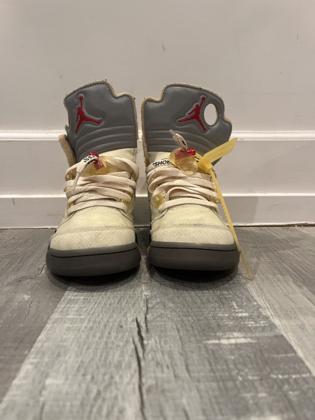Jordan Brand Jordan Offwhite 5 ‘Sail’ Size US 9 / EU 42 - 9 Thumbnail