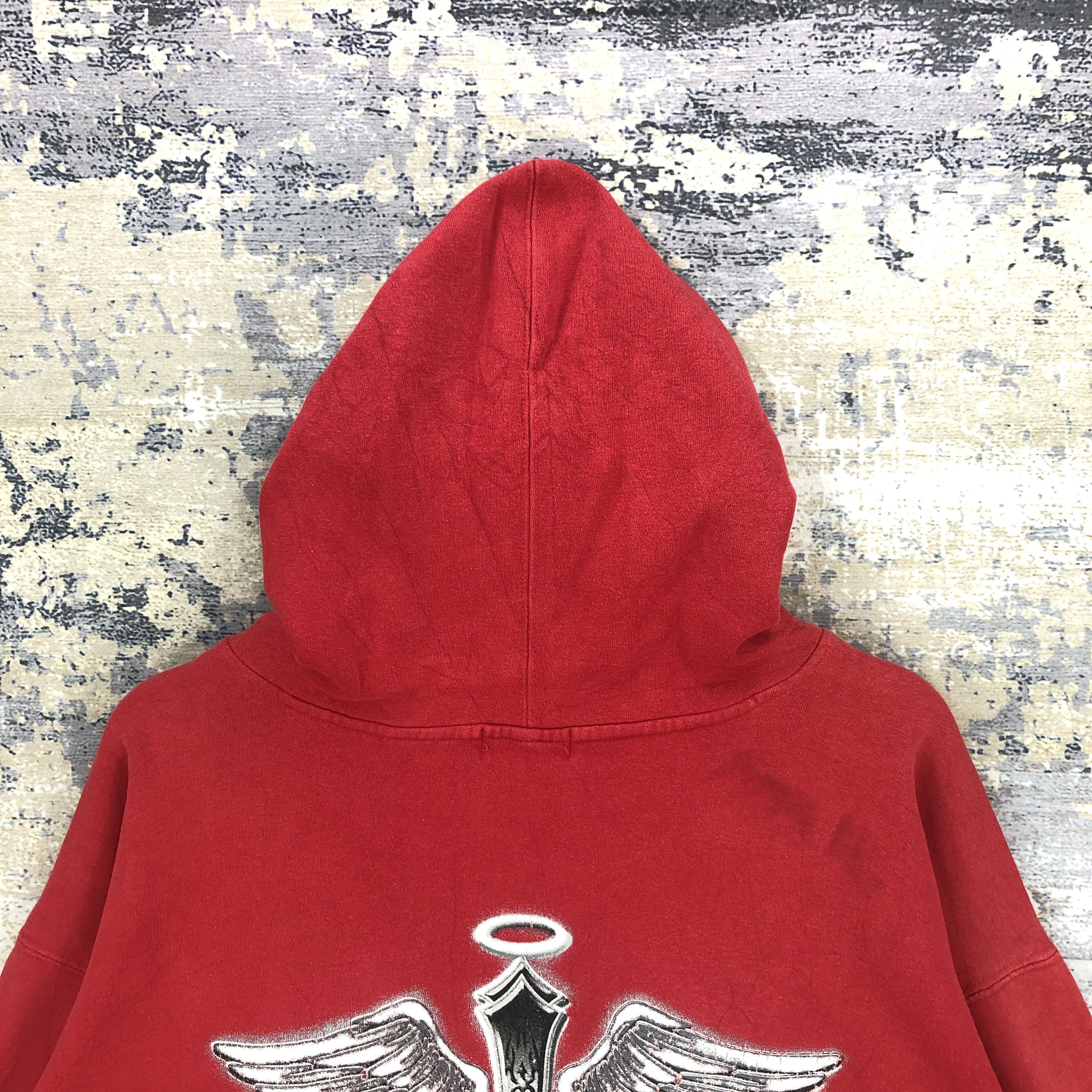 Japanese Brand × Vintage Vintage Y2K Devil Gang Hoodie Sweater Hip Hop Sweatshirt Size US XXL / EU 58 / 5 - 13 Thumbnail