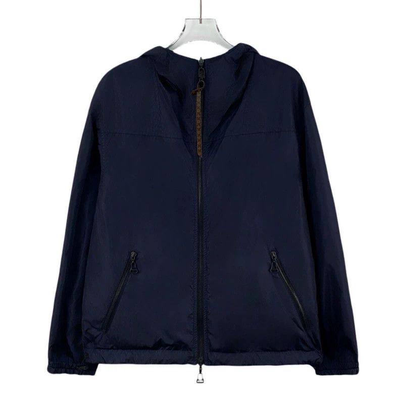 Louis Vuitton Louis Vuitton 25 dark blue logo full print hooded drawstri Size XS / US 0-2 / IT 36-38 - 3 Thumbnail