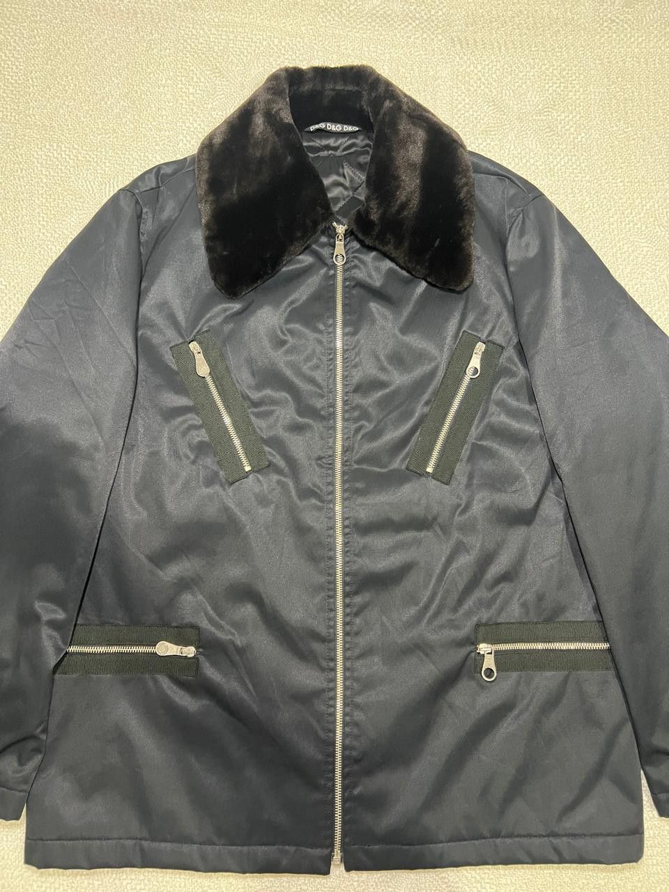 Dolce & Gabbana Rare Dolce&Gabbana vintage multizipper fur jacket Size XXL / US 16-18 / IT 52-54 - 2 Thumbnail