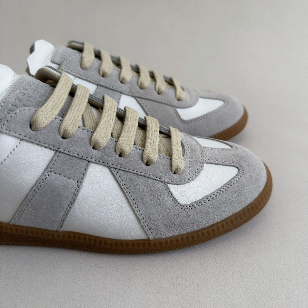 Maison Margiela S/S 21 White Leather ‘Mule’ GAT Sneakers Size US 8.5 / IT 38.5 - 15 Thumbnail