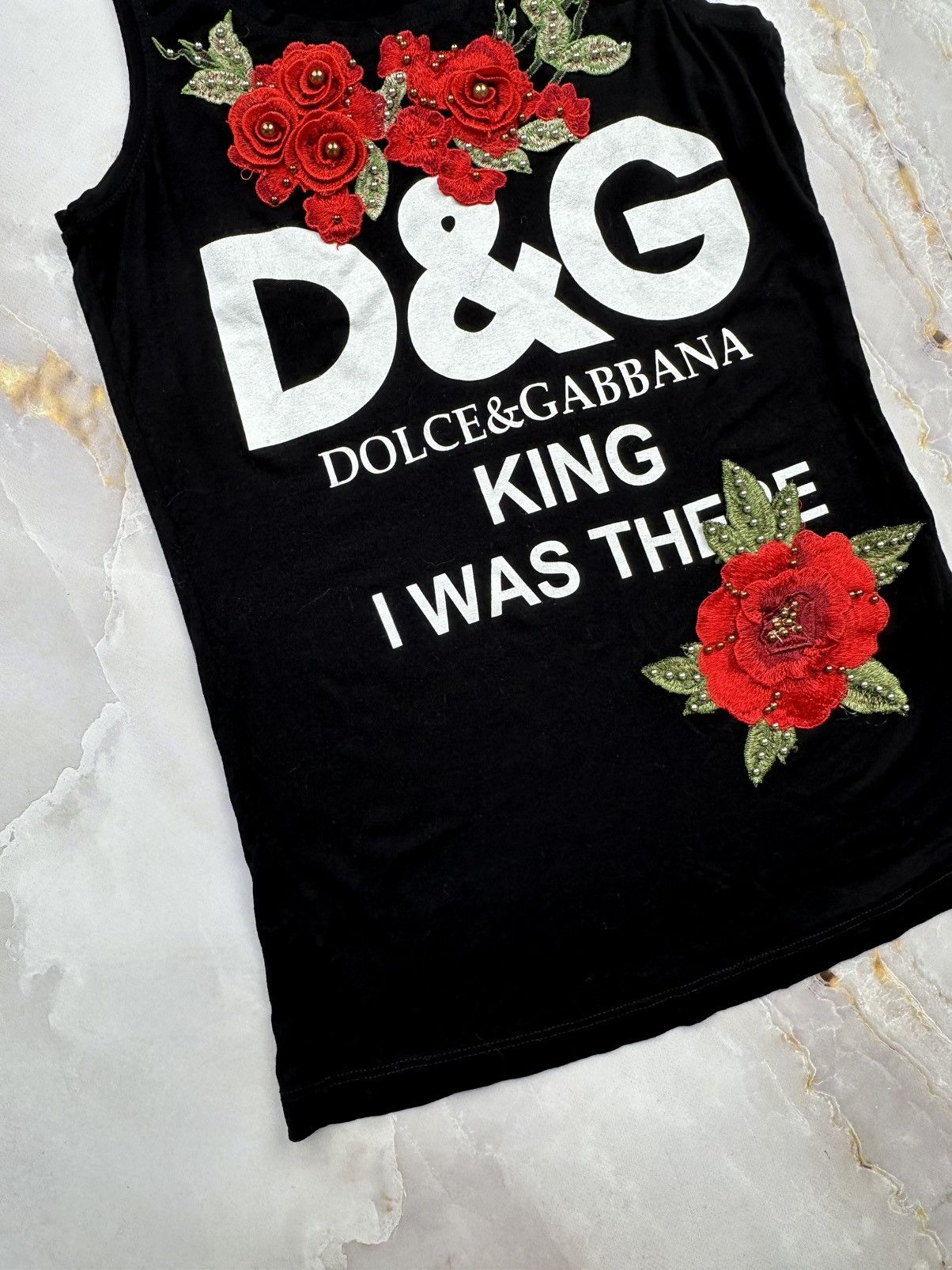 Dolce & Gabbana Dolce & Gabbana Printed Tank Top Size L / US 10 / IT 46 - 4 Thumbnail