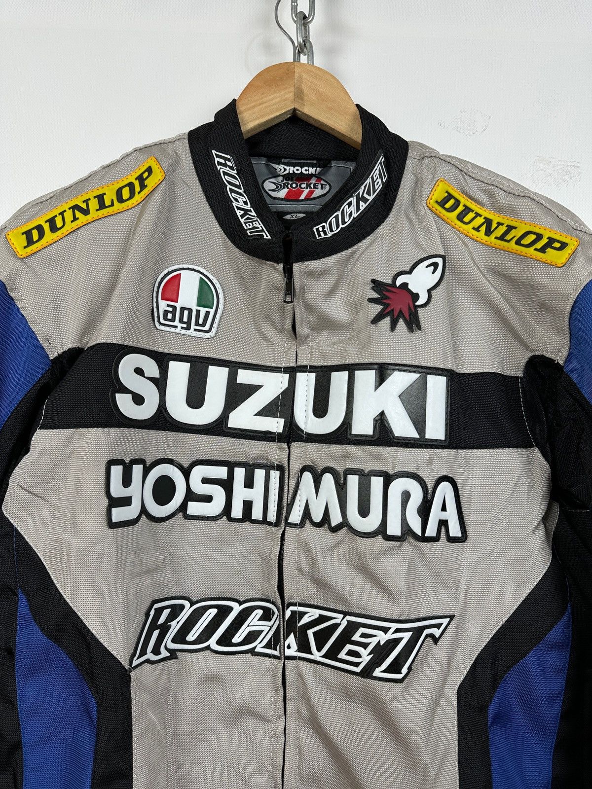 Formula 1 Vintage Suzuki Yoshi Mura Rocket Moto Racing Jacket Size US XL / EU 56 / 4 - 12 Thumbnail