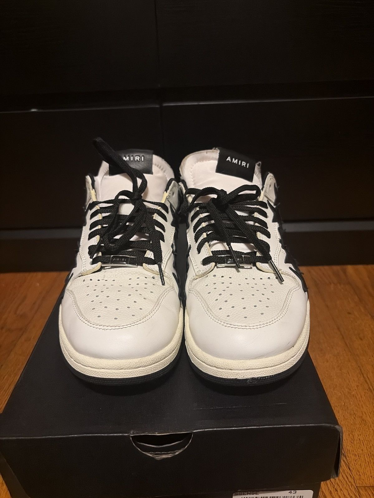 Amiri Amiri Stars Low ‘White Black’ Size US 10 / EU 43 - 3 Thumbnail