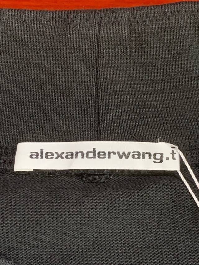 Alexander Wang Alexander Wang Women's Black Woven Logo Hip Skirt K26WX Size 30" / US 8 / IT 44 - 5 Thumbnail