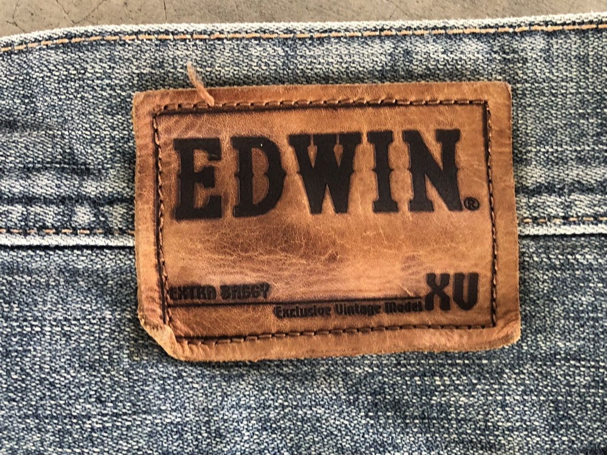 Edwin Vintage Edwin BAGGY Jeans Rusty Faded Denim Pants Size US 37 - 18 Thumbnail