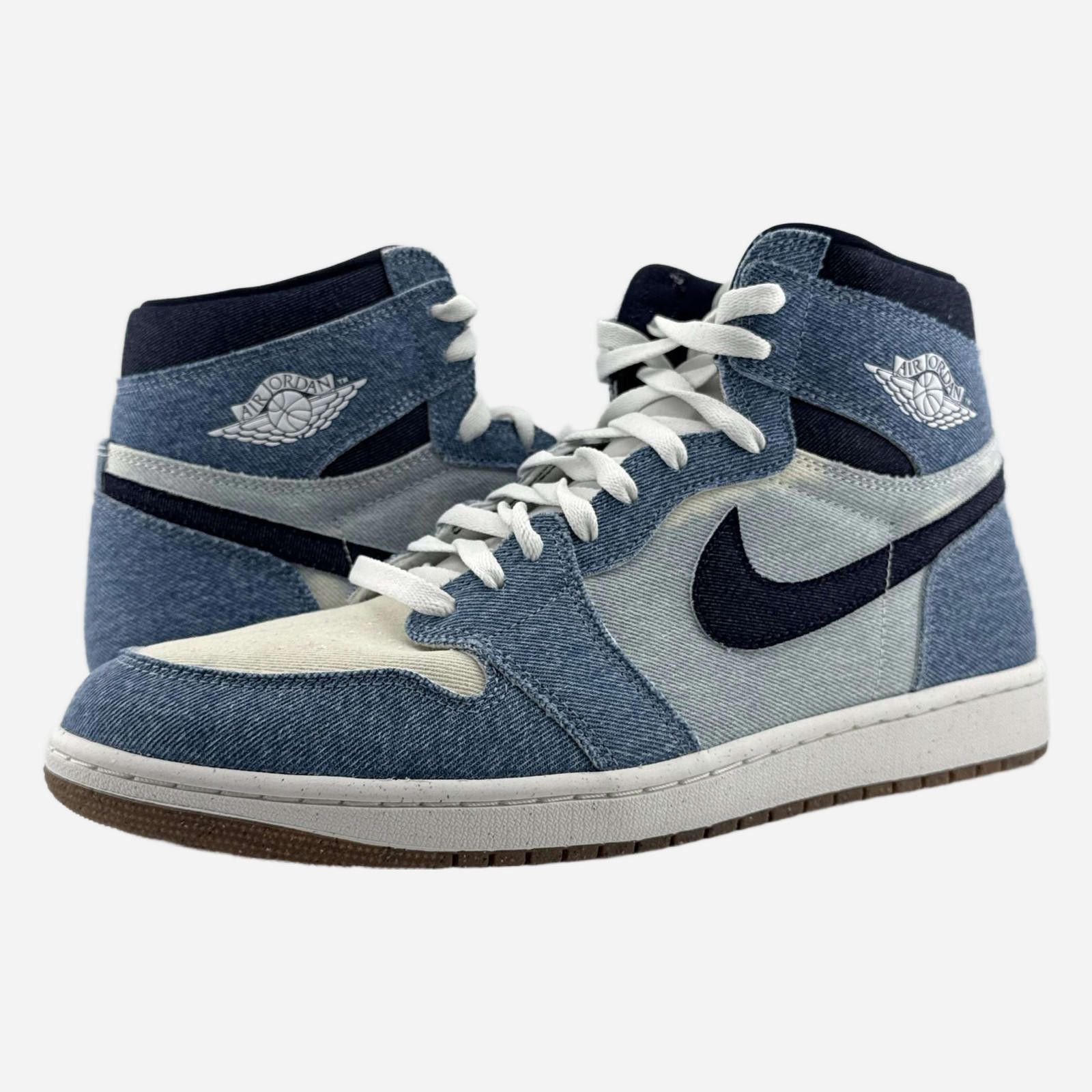 Nike Air Jordan 1 Retro High Denim US 12 Used with Box FQ2... Size US 12 / EU 45 - 1 Thumbnail