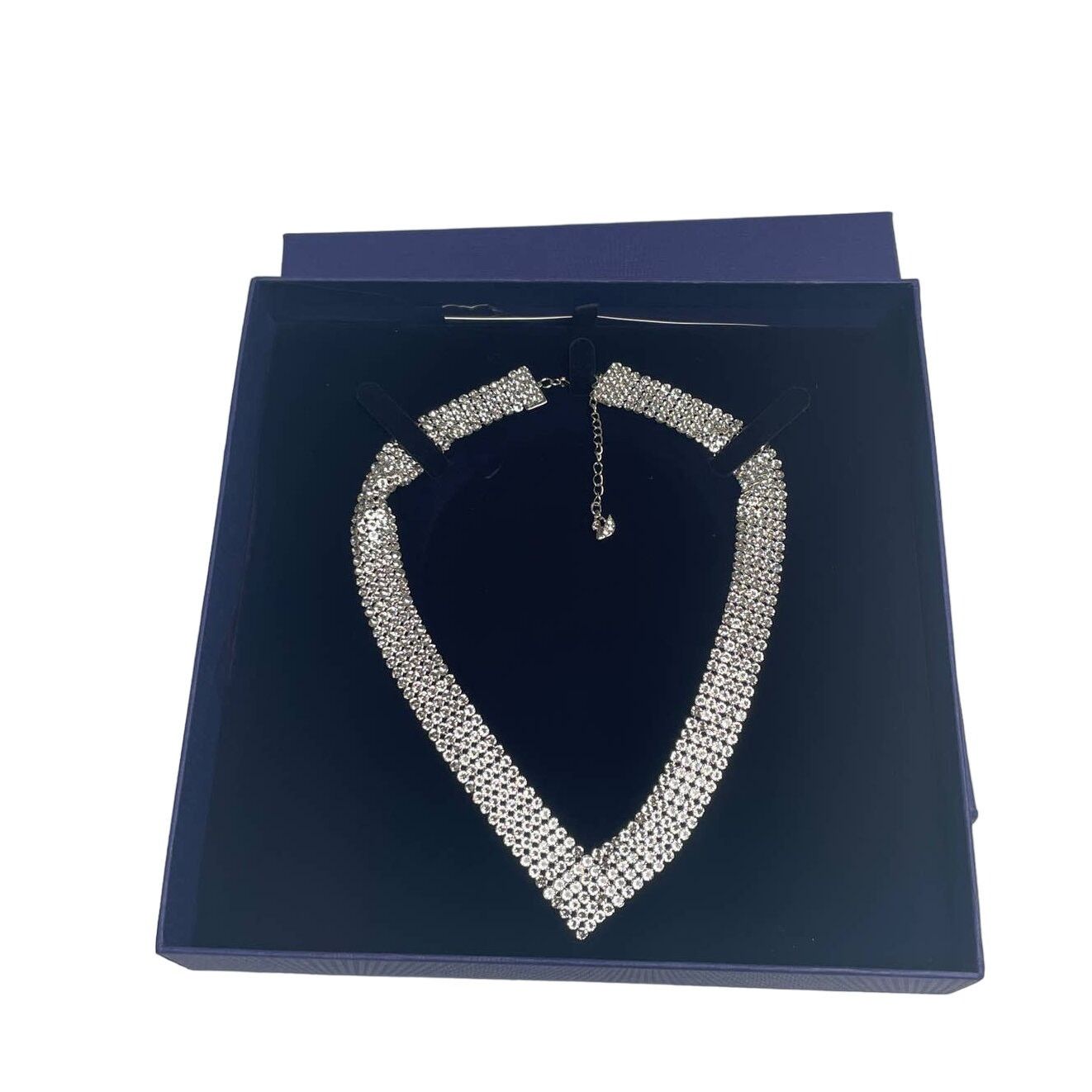 Swarovski Swarovski FIT MESH Necklace, White, Palladium plated new Size ONE SIZE - 3 Thumbnail