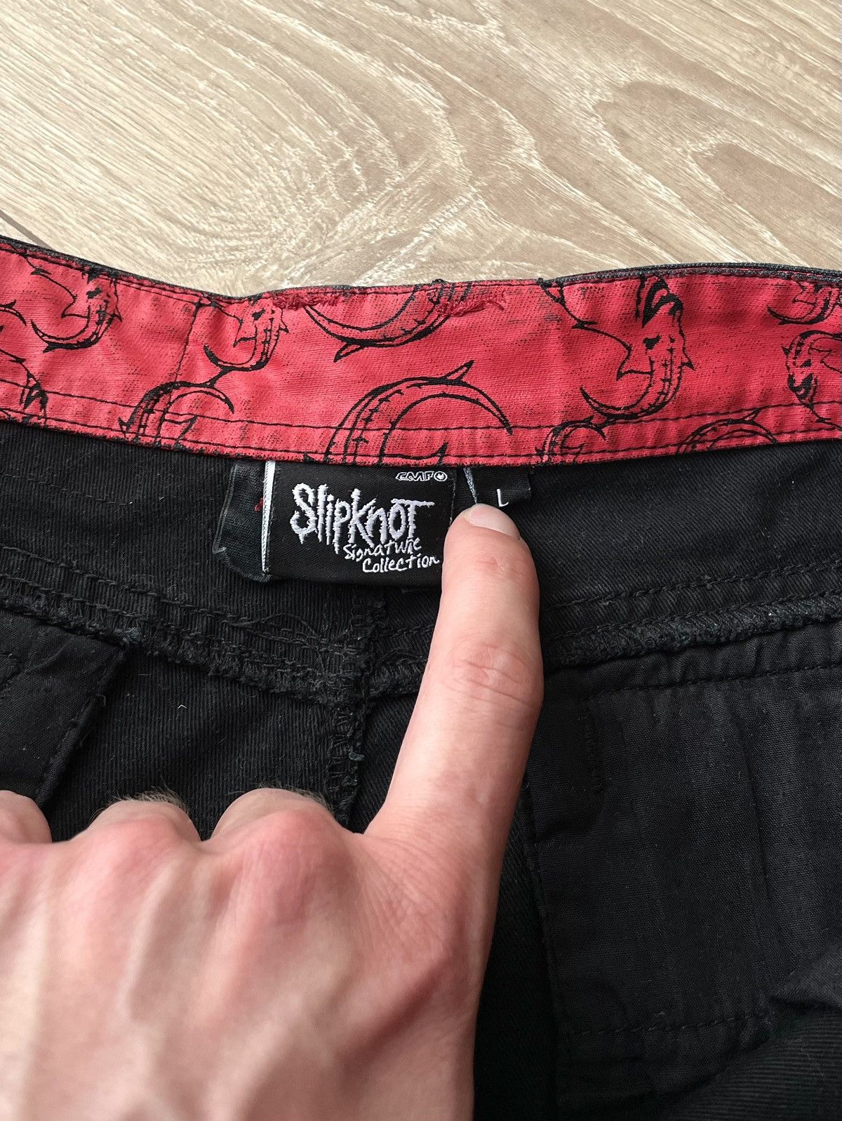 Slipknot Slipknot Big Logo EMP Cargo Shorts Size L Vintage Style Size US 34 / EU 50 - 11 Thumbnail
