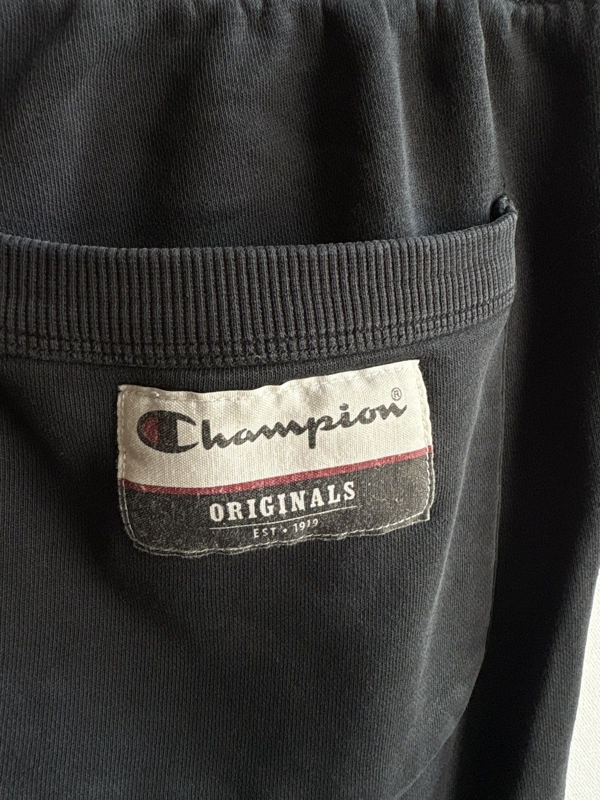 Champion Champion Sweatpants Joggers Faded Black Vintage Streetwear Size US 30 / EU 46 - 11 Thumbnail