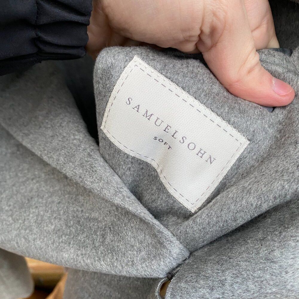 Samuelsohn SamuelSohn Soft 100% Cashmere SB GIbson Suit Jacket Blazer Size 48R - 7 Thumbnail