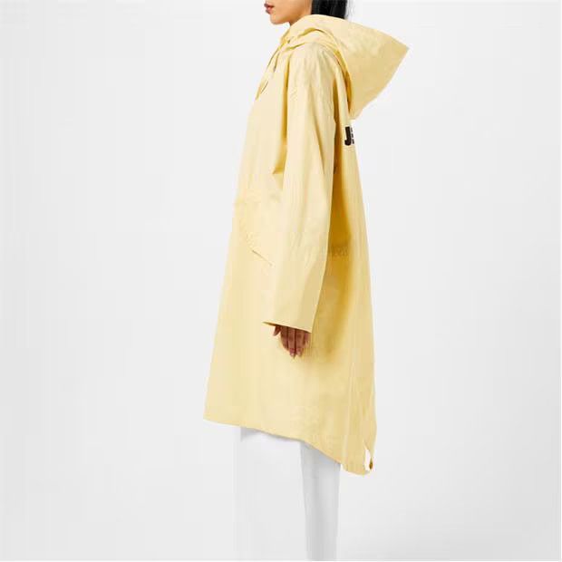 Jil Sander o1g2r1mq1024 Hooded Logo Parka in Yellow Size XS / US 0-2 / IT 36-38 - 4 Thumbnail