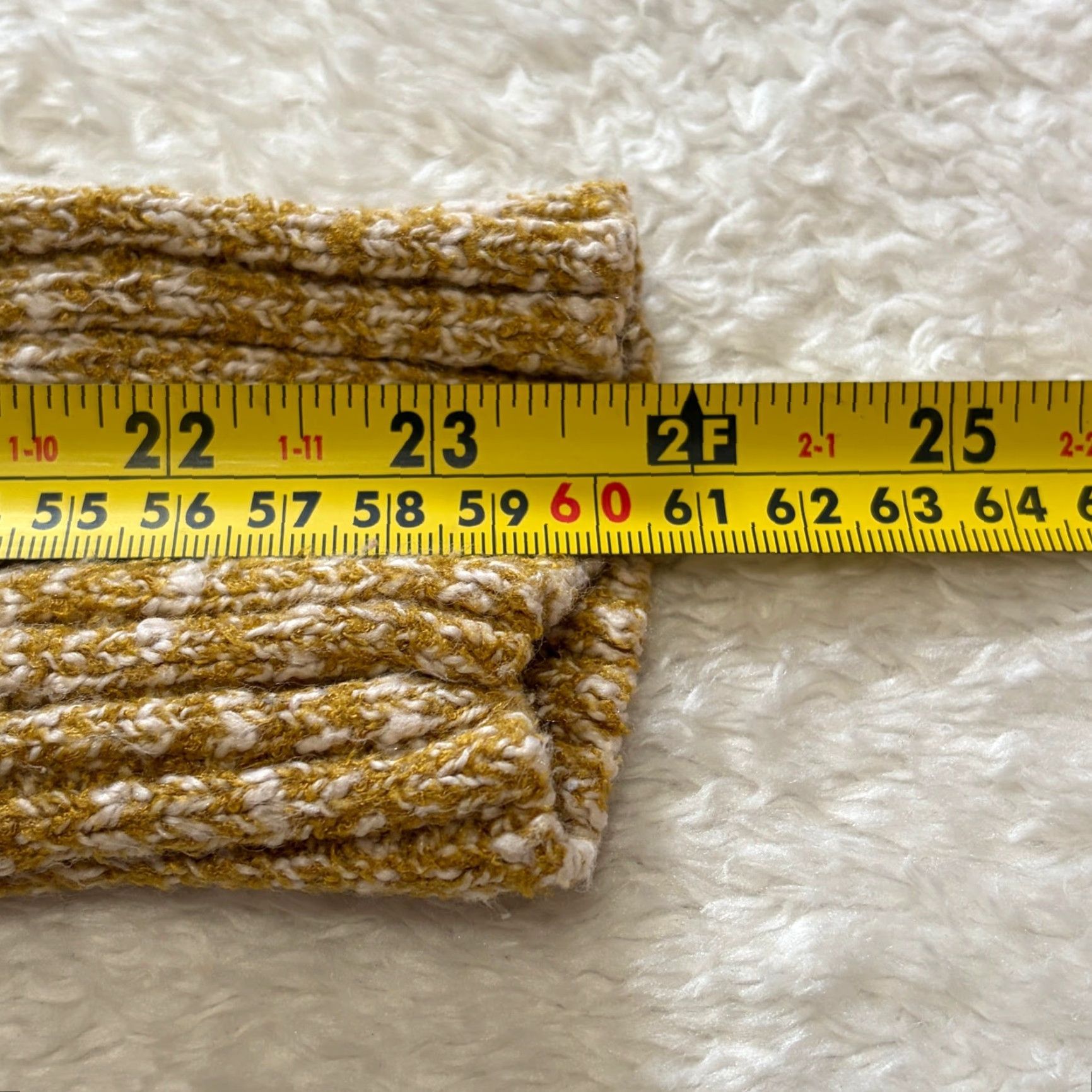Anthropologie Anthropologie Cardigan Women's M Mustard Marled Open Front Sweater Size M / US 6-8 / IT 42-44 - 7 Thumbnail