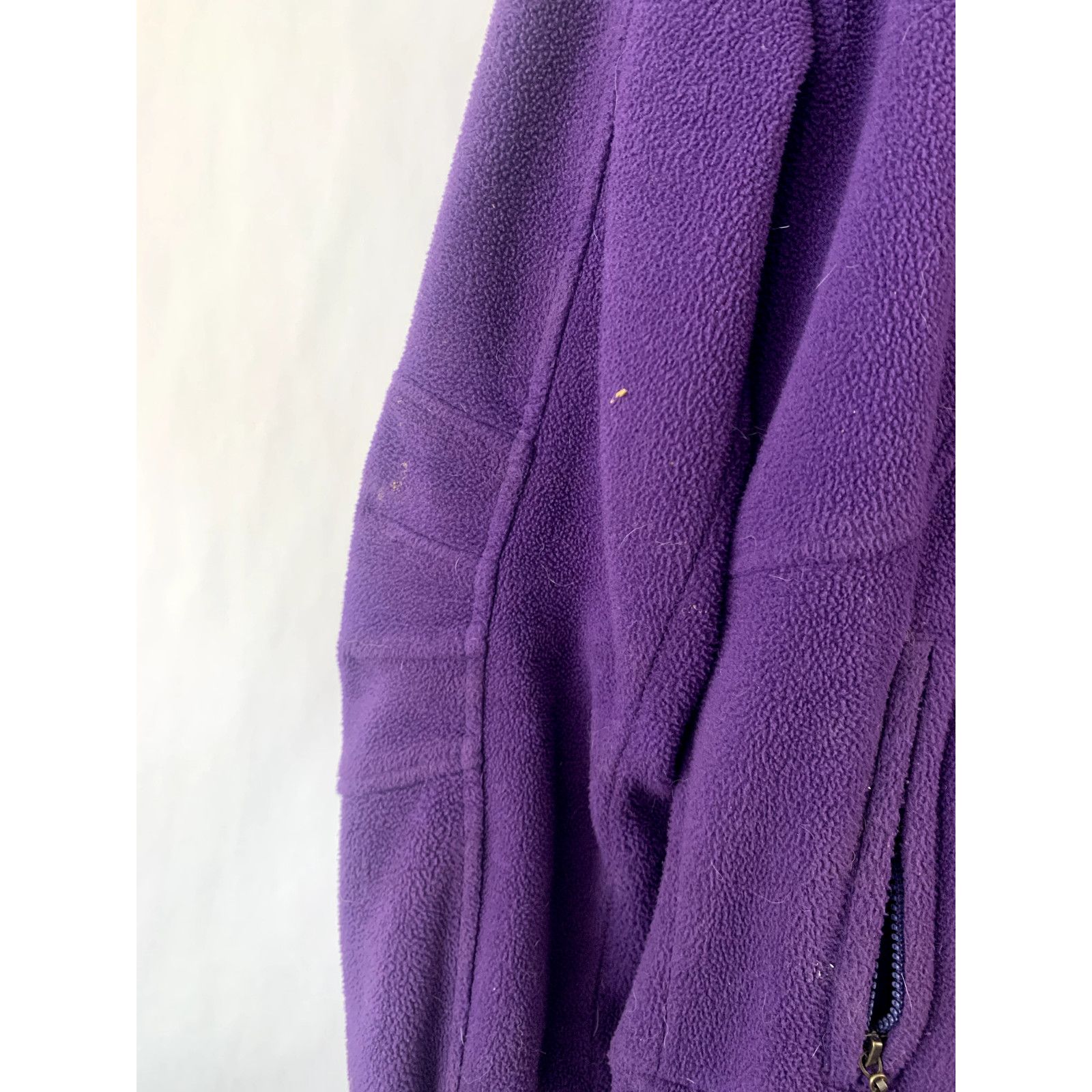 Vintage Vintage Womens Derby Jeans Fleece Jacket Full Zip 90s VTG S Size S / US 4 / IT 40 - 4 Thumbnail