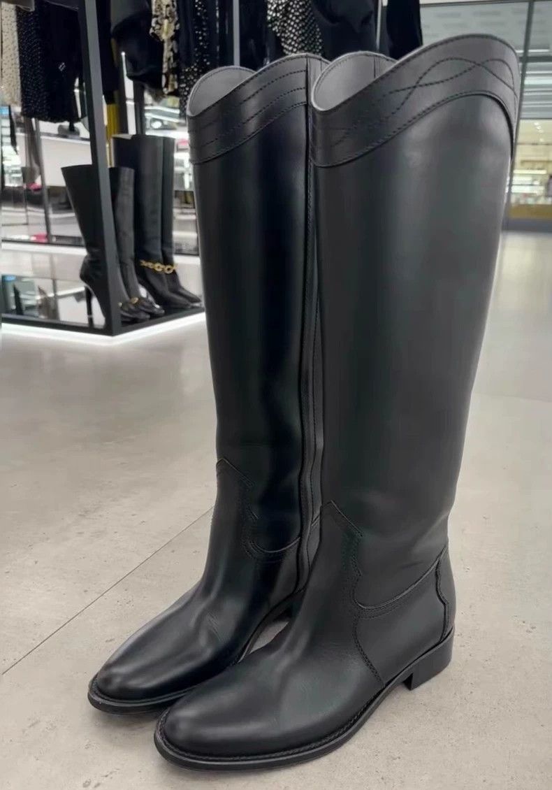 Saint Laurent Paris Saint Laurent Paris Long riding boots Size US 5.5 / IT 35.5 - 3 Thumbnail