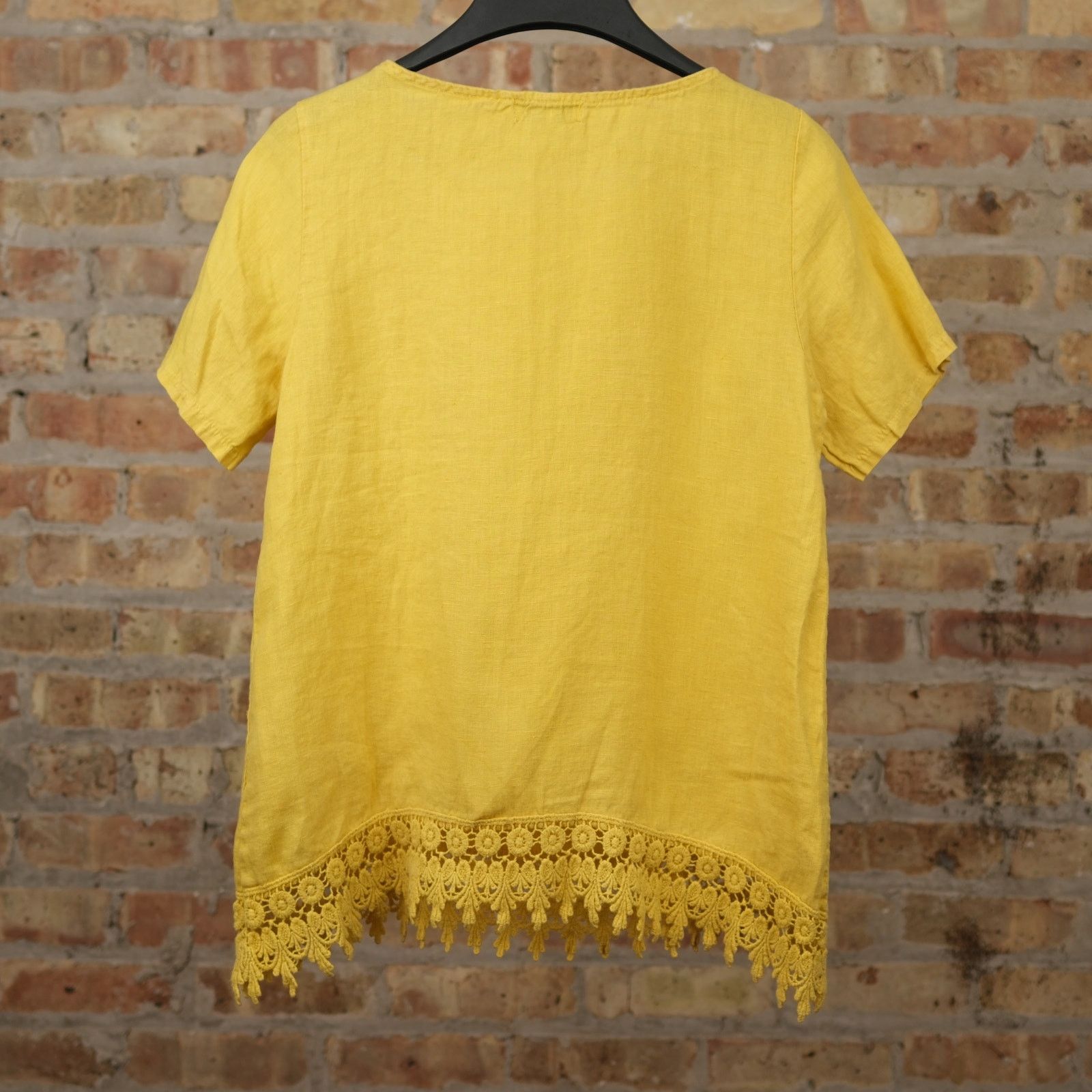 Other Terzo Millennio - Made in Italy - Women's Linen Top - Small Size S / US 4 / IT 40 - 4 Thumbnail