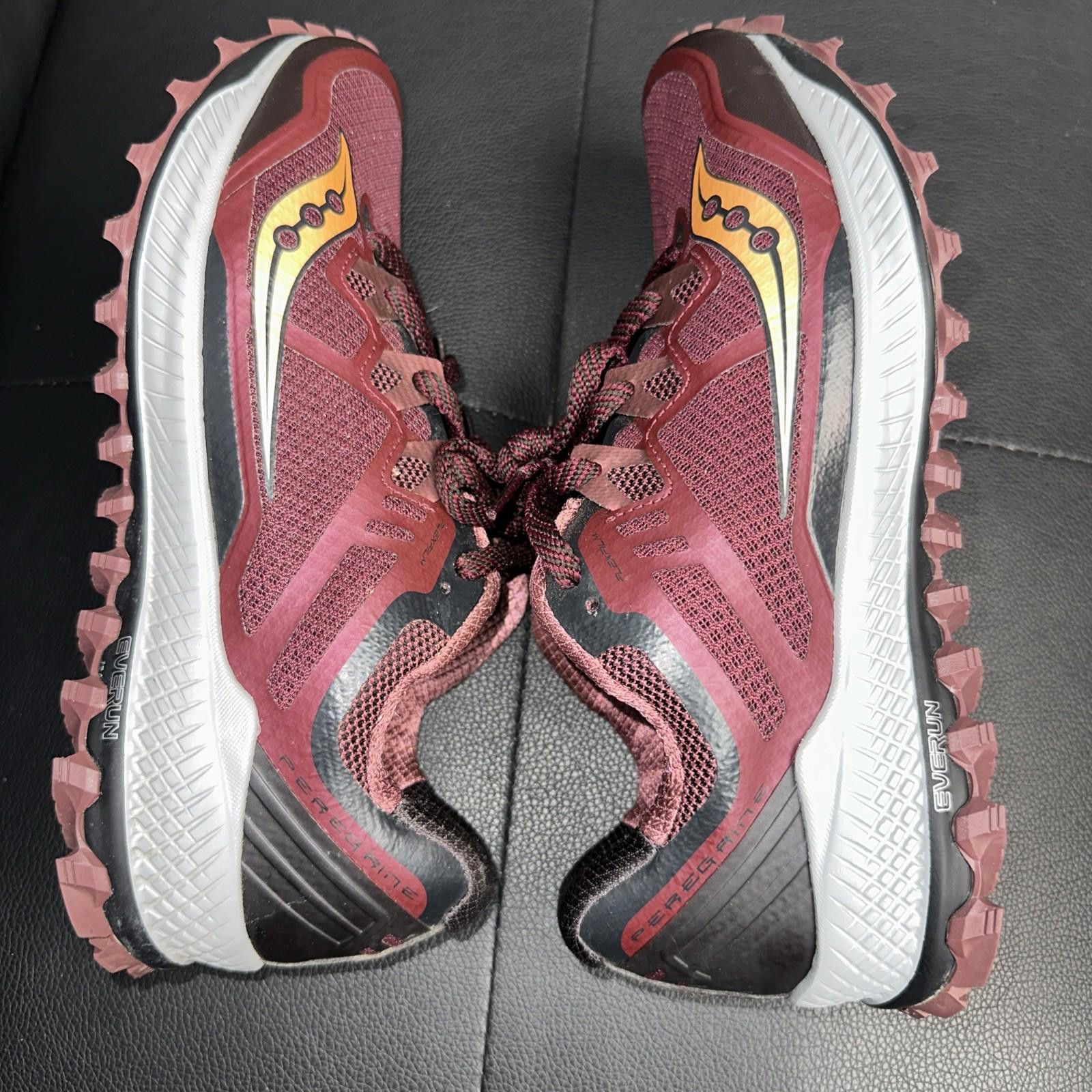 Saucony Saucony Women Everun Maroon Trail Running Hiking Shoe Size 9 Size US 9 / IT 39 - 4 Thumbnail