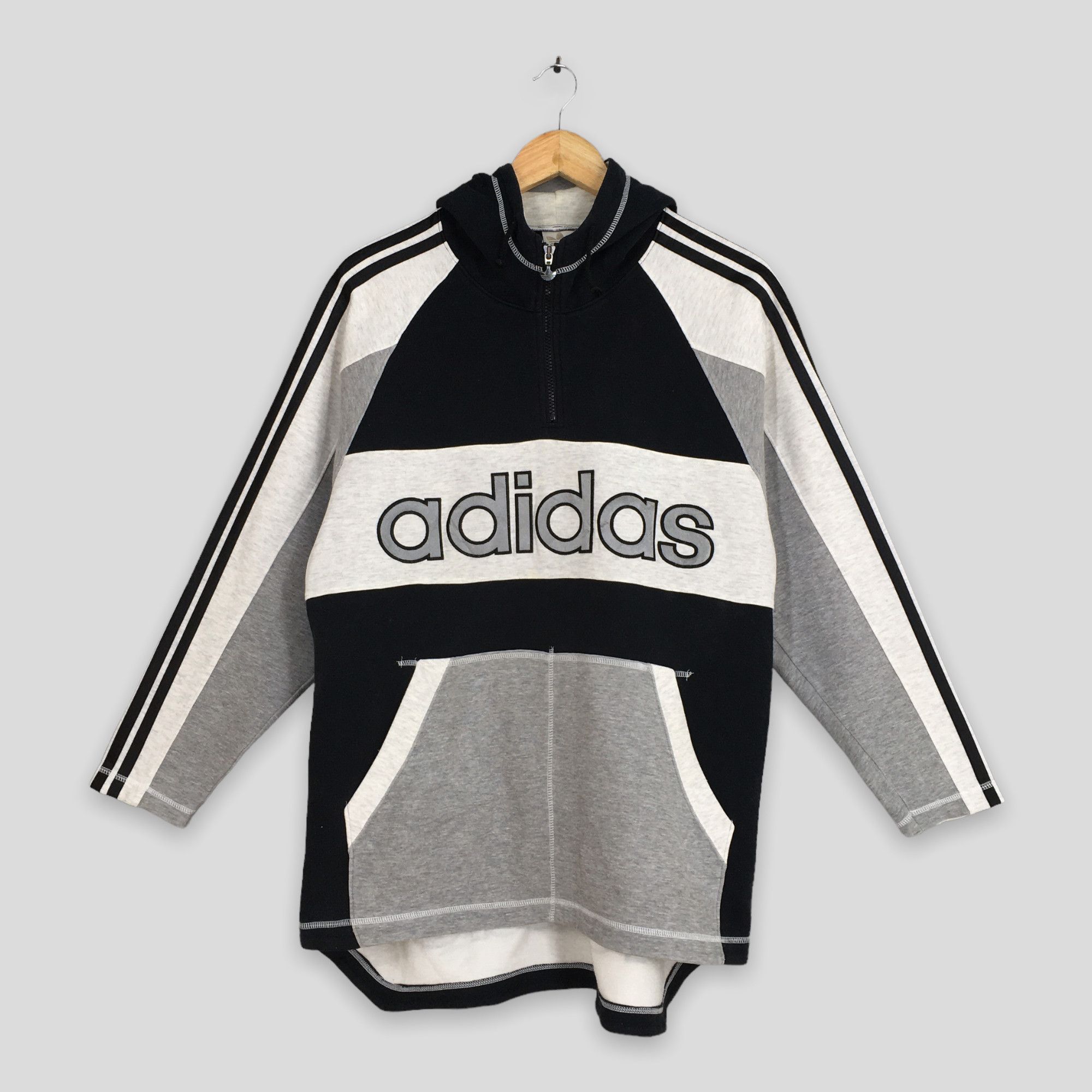 Adidas Vintage 80's Adidas Trefoil Sweatshirt Large Size US L / EU 52-54 / 3 - 1 Thumbnail