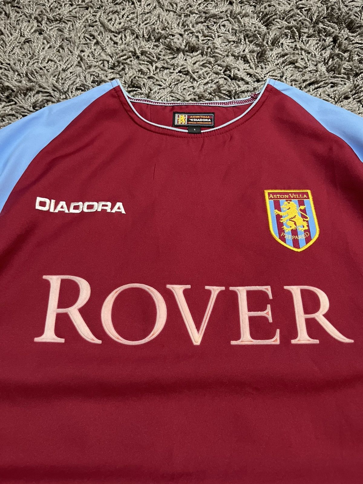 Diadora 2003 Aston Villa Home Kit - Rare Rover Sponsor - Diadora Size US S / EU 44-46 / 1 - 3 Thumbnail