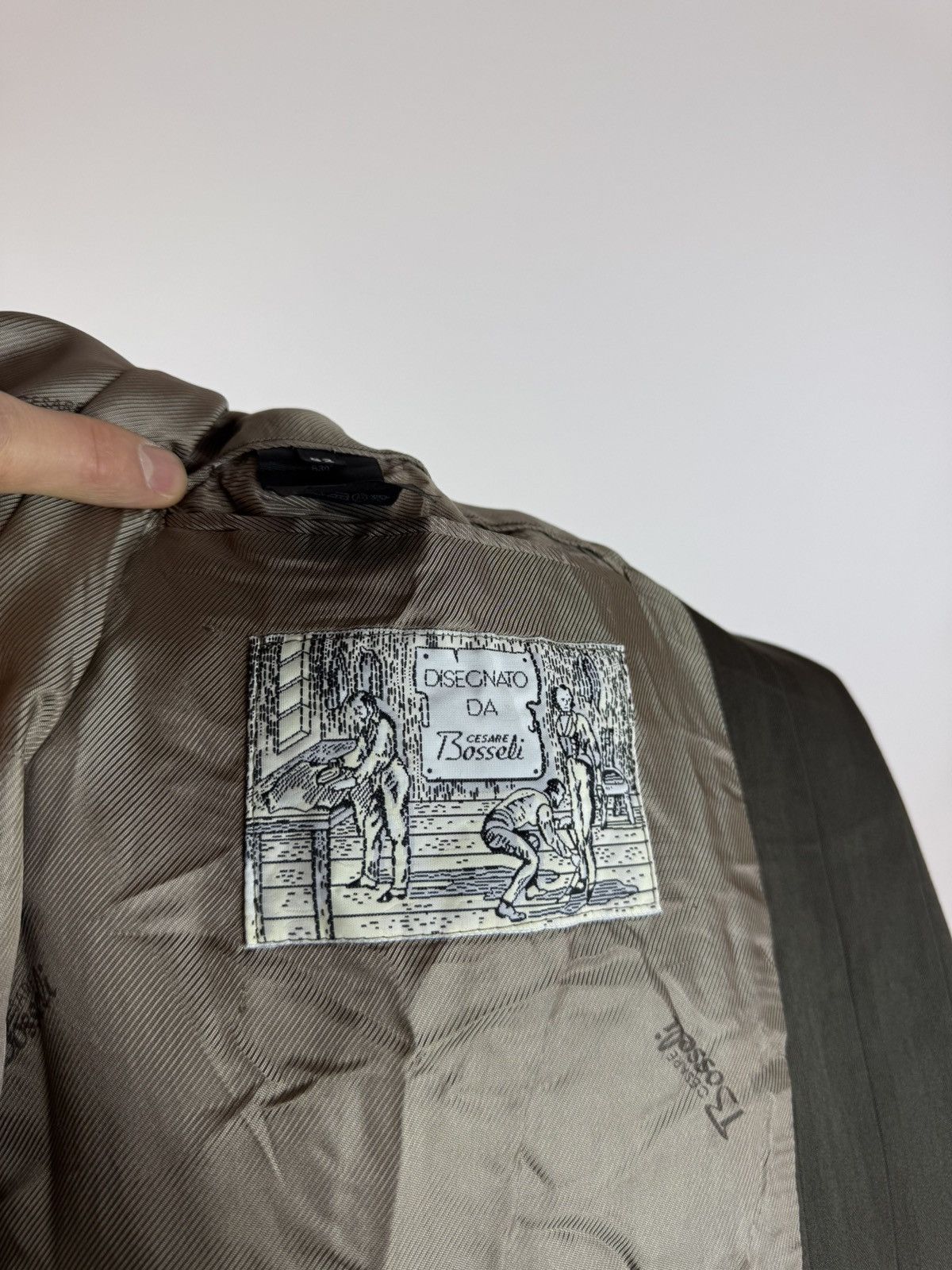 Vintage CESARE Bosseli sport blazer jacket Vintage double-breasted Size US 33 - 6 Thumbnail