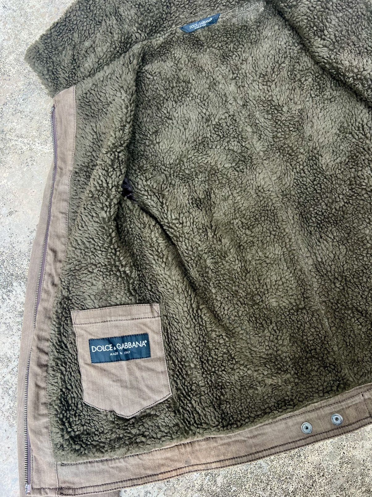Dolce & Gabbana VINTAGE THRASHED D&G WOOL DENIM JACKET Size US S / EU 44-46 / 1 - 13 Thumbnail