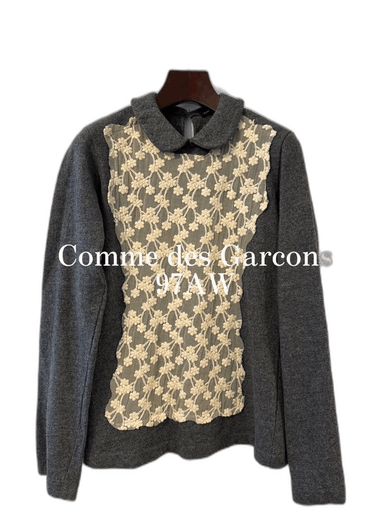 Comme des Garcons Comme des Garçons 97AW Patchwork Floral Wool Top - dmc Size M / US 6-8 / IT 42-44 - 1 Thumbnail