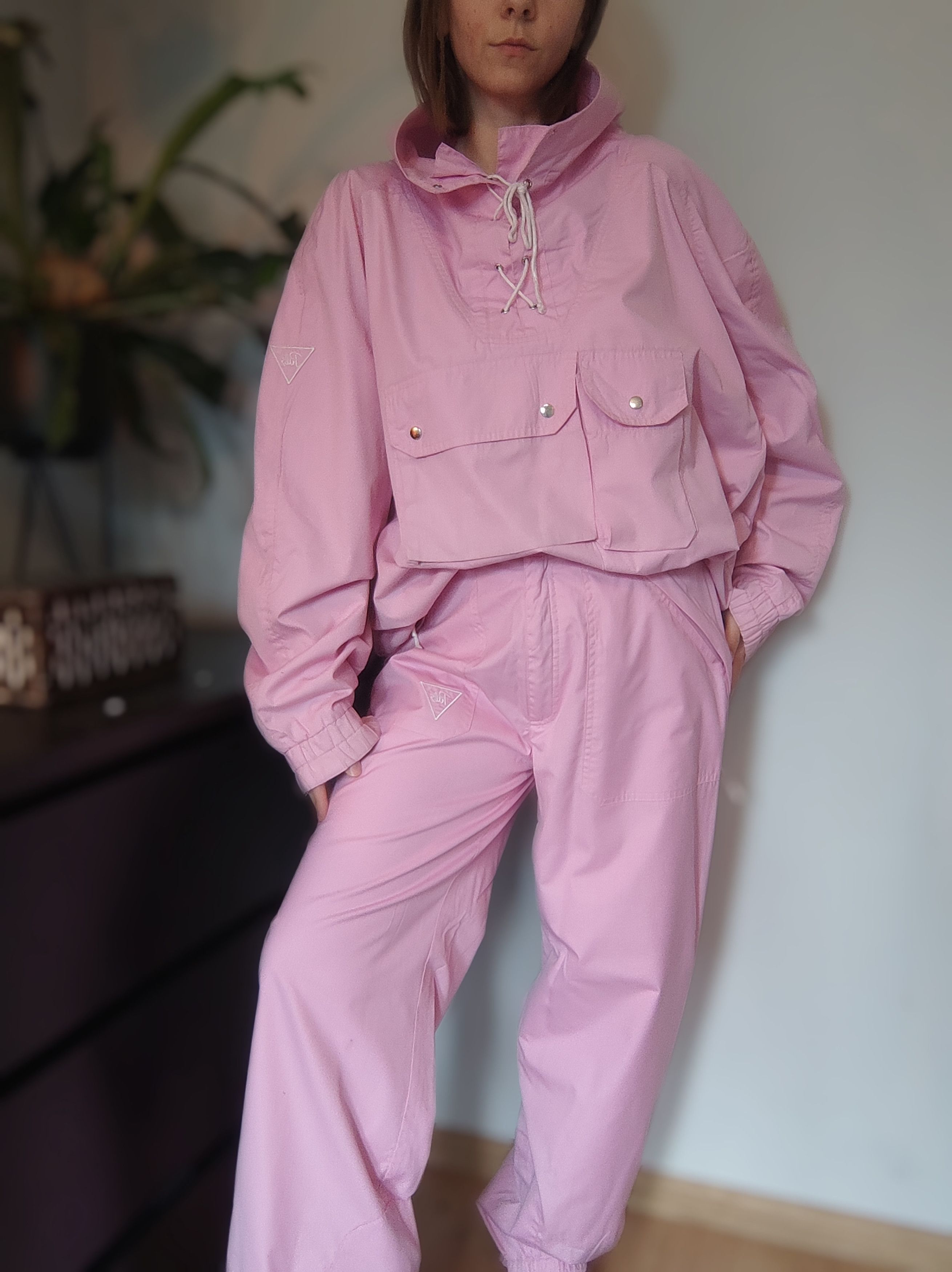 H&M Vintage H&M PULS Skiing Active Sportswear Set – Pink 2-Piece Size XL / US 12-14 / IT 48-50 - 4 Thumbnail