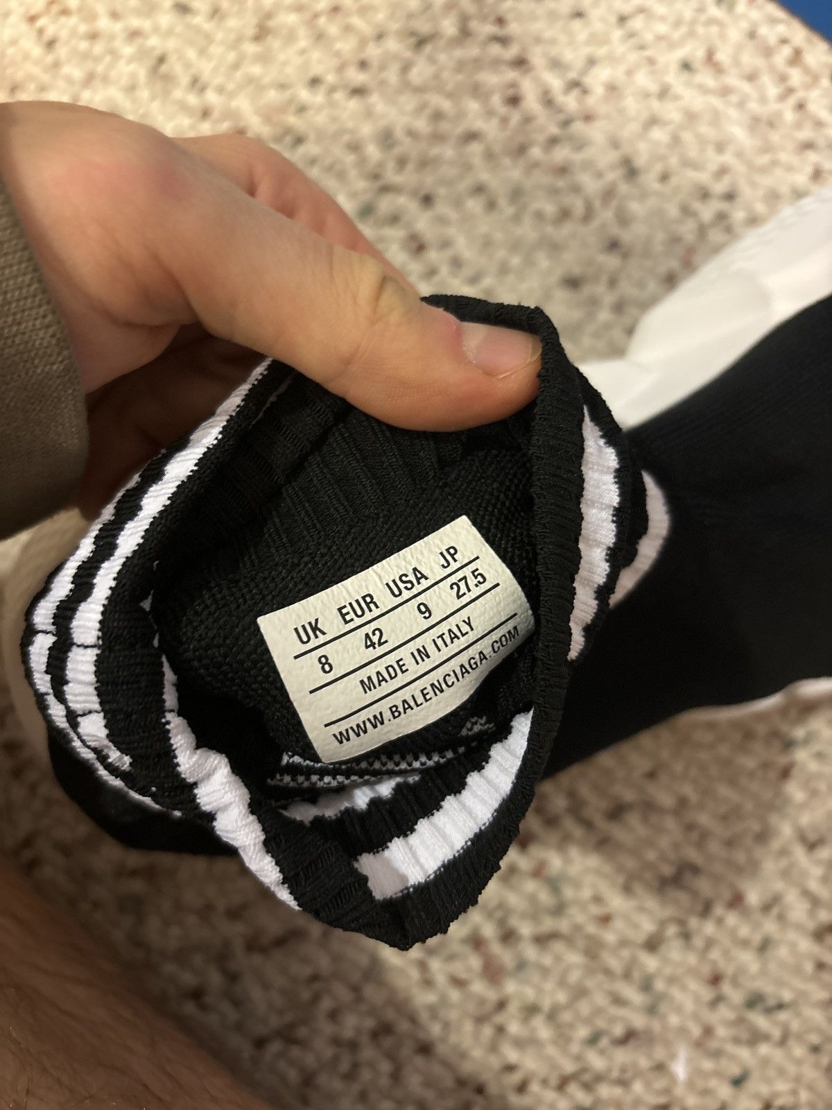 Adidas × Balenciaga Balenciaga x Adidas Black Speed Runners Size US 9 / EU 42 - 5 Thumbnail
