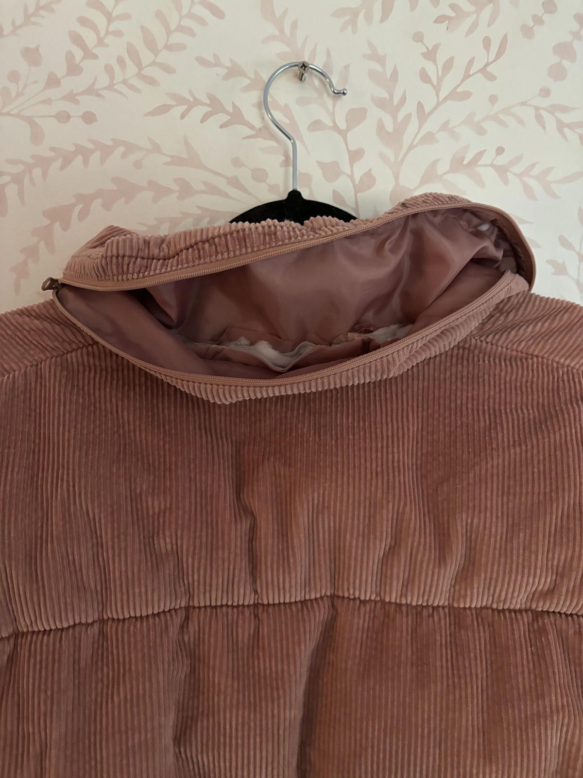 American Eagle Outfitters Dusty Rose American Eagle Corduroy Puffer Jacket M Size M / US 6-8 / IT 42-44 - 6 Thumbnail
