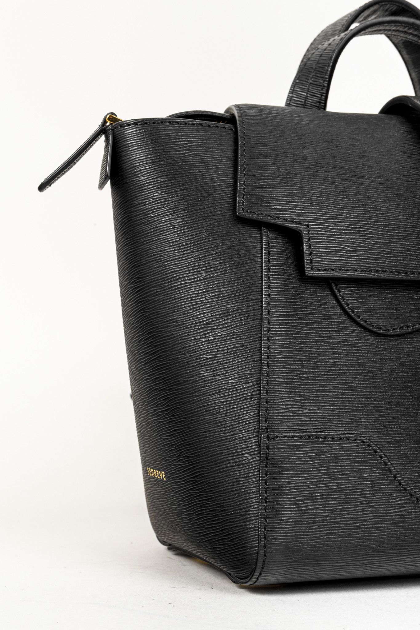 Other Senreve Mini Maestra Mimosa Black Leather Bag Size ONE SIZE - 9 Thumbnail