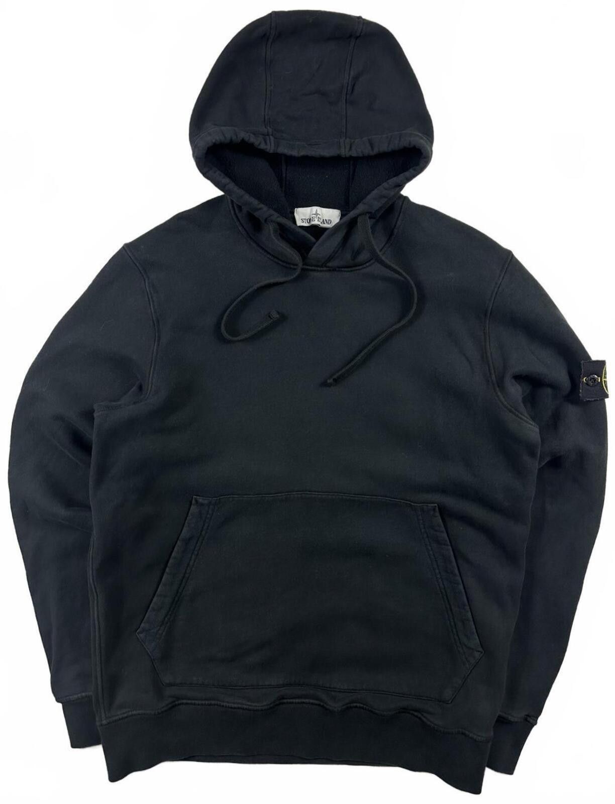 Stone Island Stone Island Cotton Pullover Hoodie Dark Blue Large Size US L / EU 52-54 / 3 - 1 Thumbnail