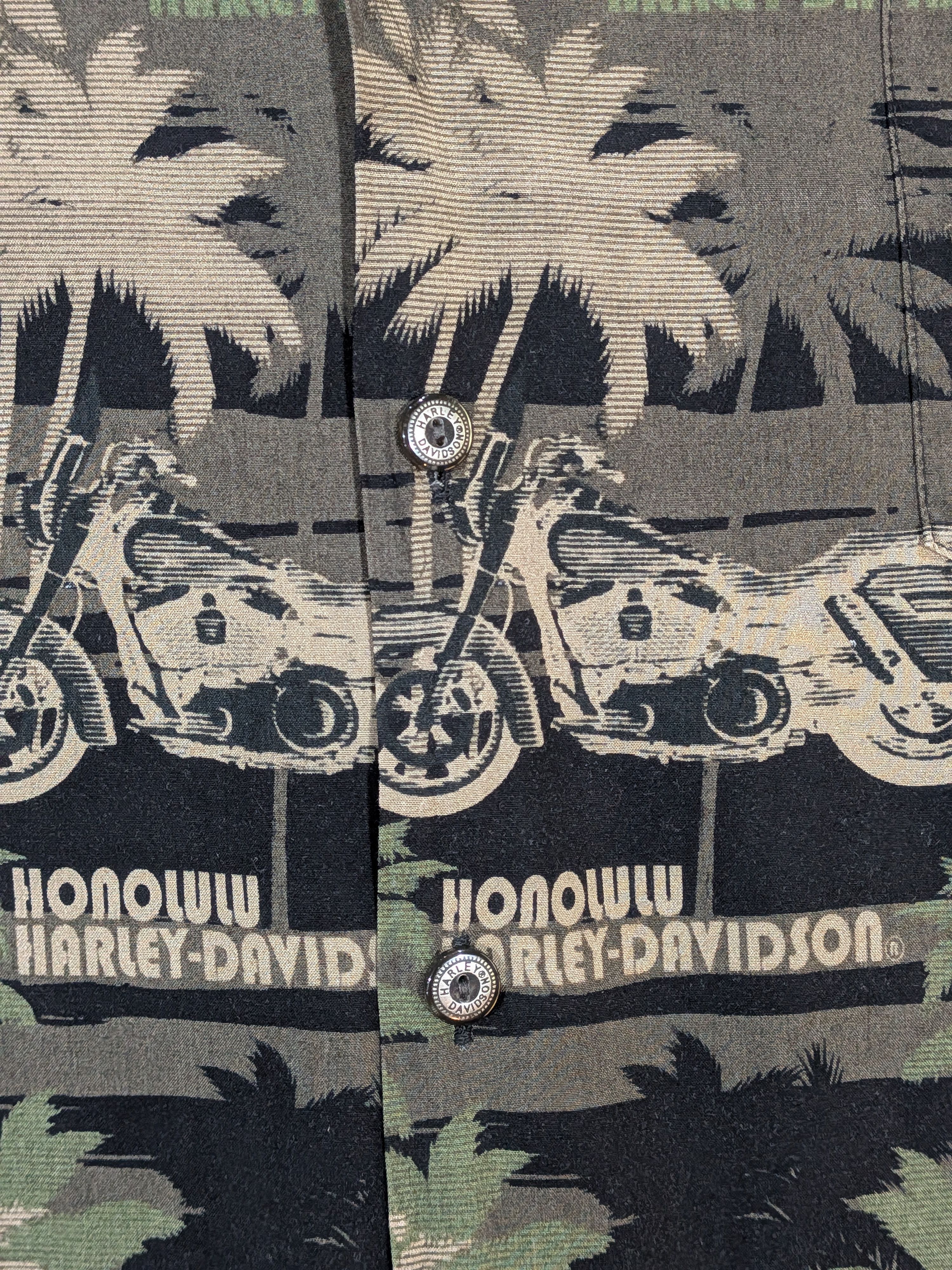 Harley Davidson Harley Davidson Honolulu Tori Richard Floral Hawaiian Shirt Size US L / EU 52-54 / 3 - 3 Thumbnail