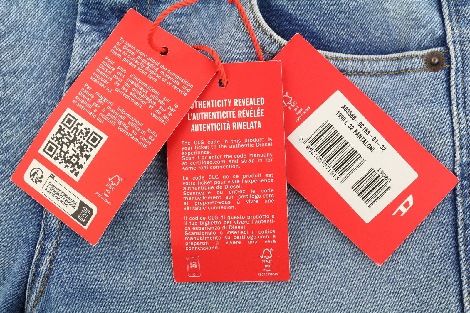 Diesel 2018 SLANDYLOW 9B92S W26/L32 Super Skinny Low Waist 40684 Size 26" / US 2 / IT 38 - 6 Thumbnail