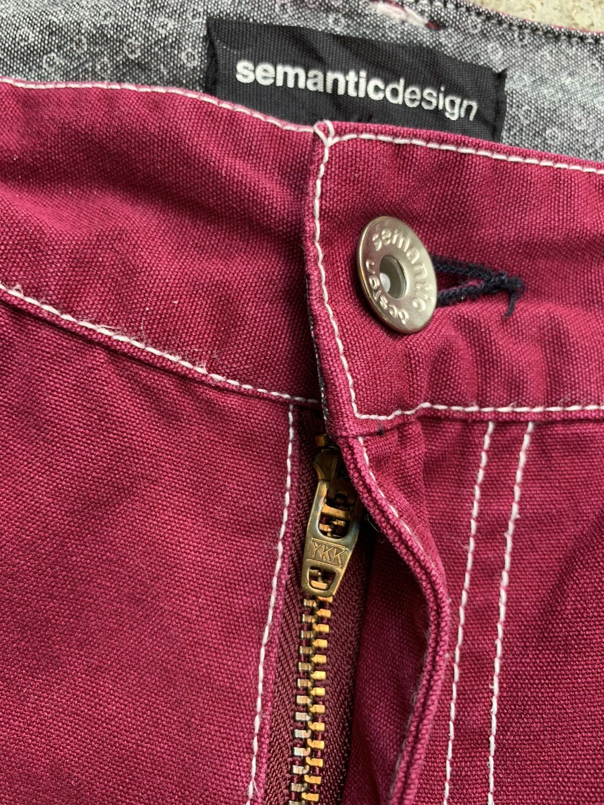 Japanese Brand × semanticdesign Semanticdesign Japan Double Waist Pants Size US 31 - 3 Thumbnail