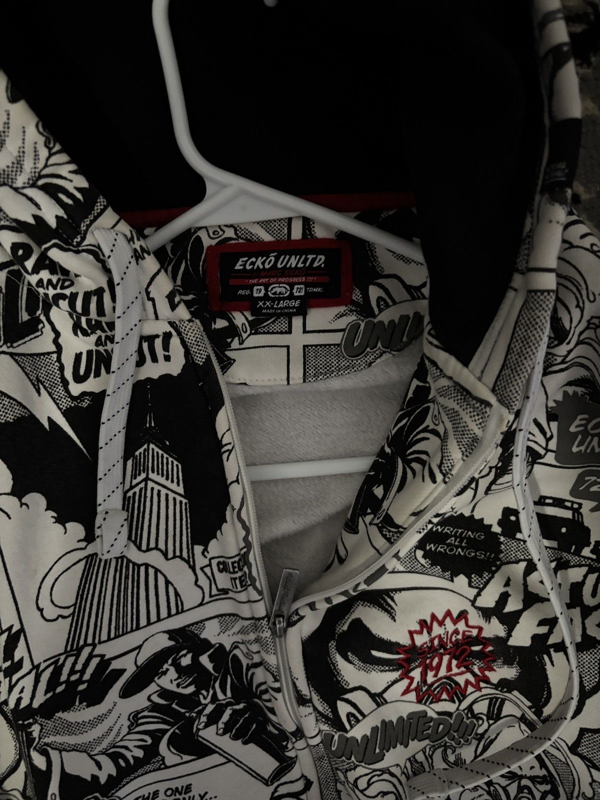 Ecko Unltd. × Japanese Brand GRAIL ECKO comic AOP hoodie Size US XXL / EU 58 / 5 - 3 Thumbnail