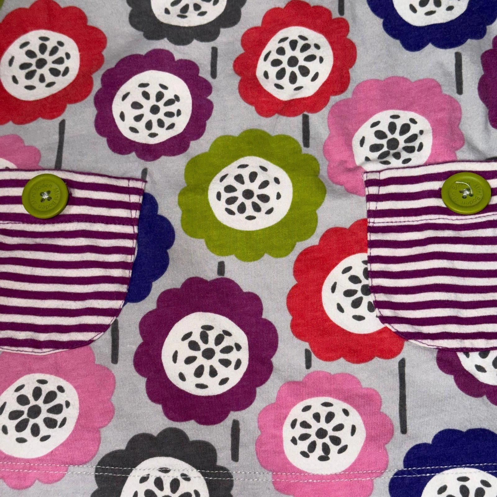 Other Mini Boden Kids' Floral Long Sleeve Top Size 5/6 Size ONE SIZE - 3 Thumbnail
