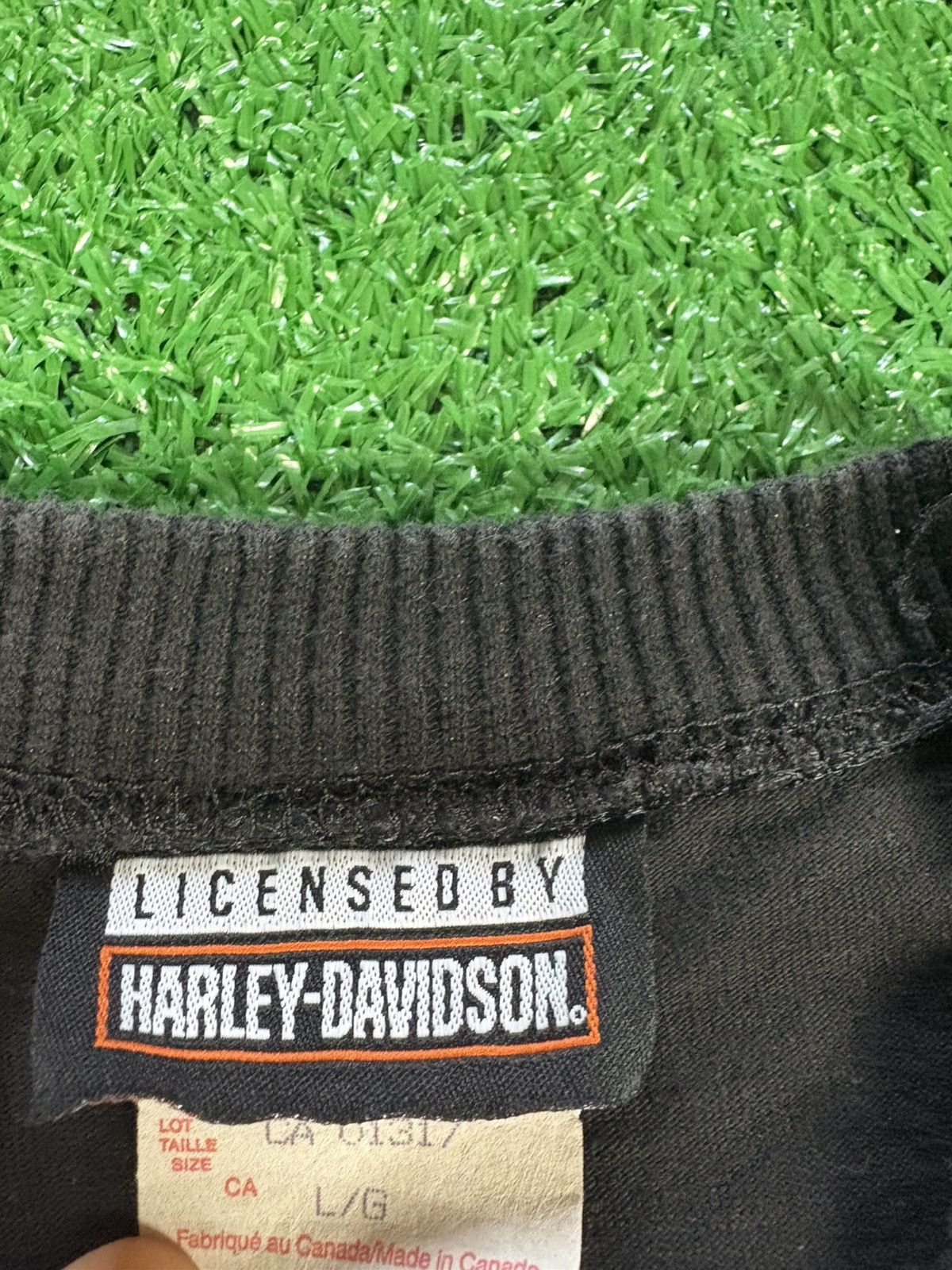 Harley Davidson × Vintage Vintage 1990s Harley Davidson Graphic long sleeve shirt Size US L / EU 52-54 / 3 - 4 Thumbnail